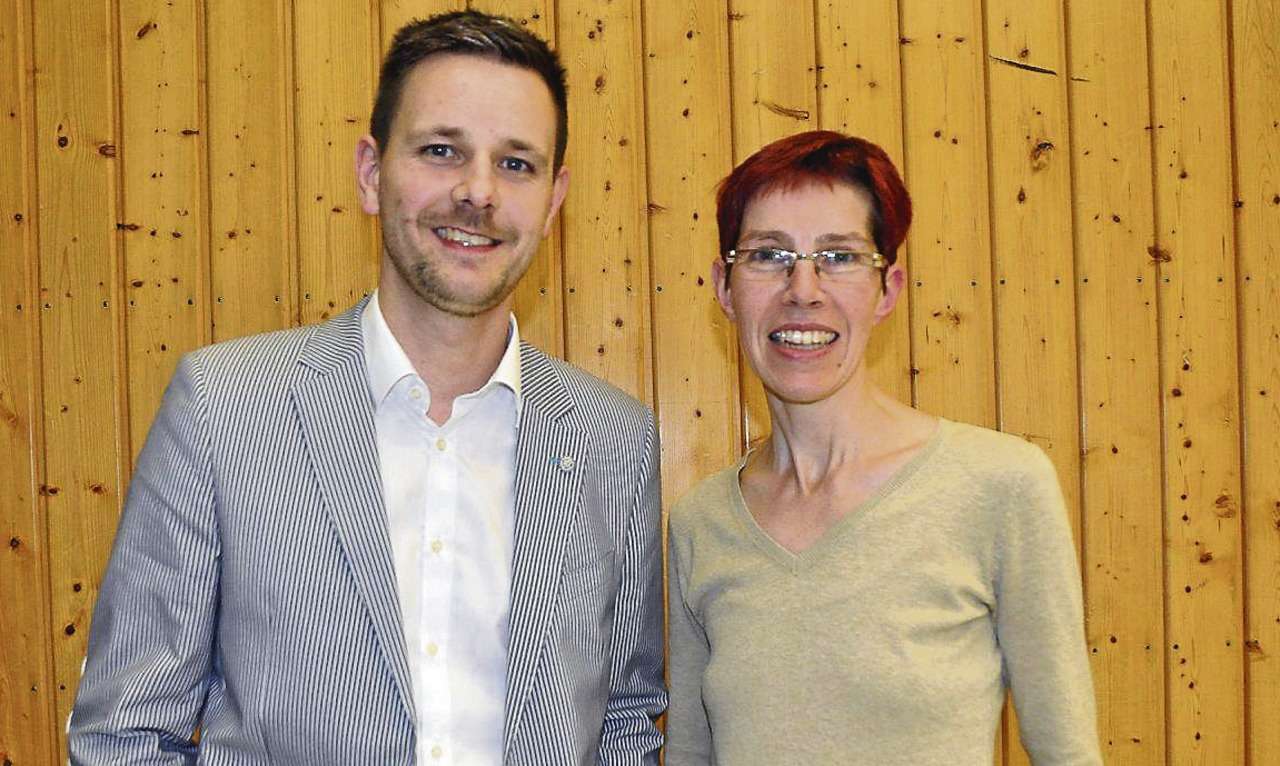 Thomas Liburg wurde als Vorsitzender bestätigt, Sonja Schnackenberg als Schrift- und Sozialwartin.