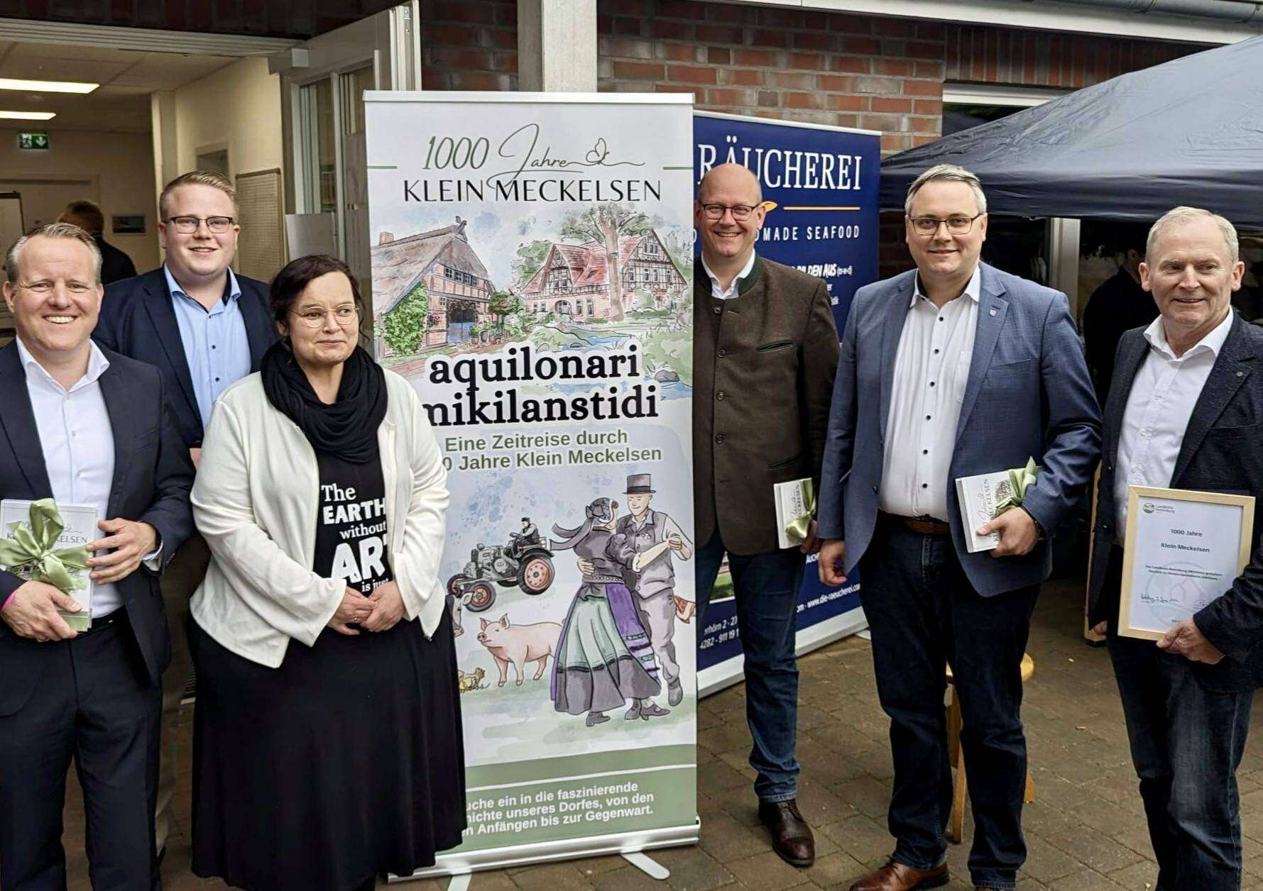 Die Ausstellung zum 1000-jährigen Bestehen der Gemeinde Klein Meckelsen wurde durchweg mit viel Lob bedacht. 