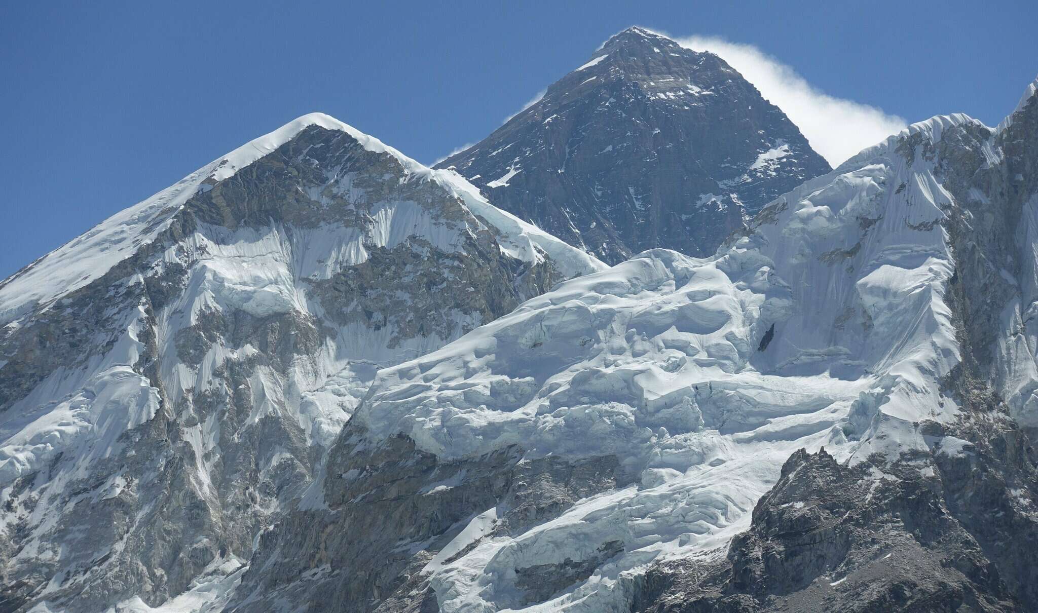 Der Anblick des Mount Everest u2013 in Natura ist dieser sehr beeindruckend, meint u2013 nicht nur u2013 Ralf Struck. 