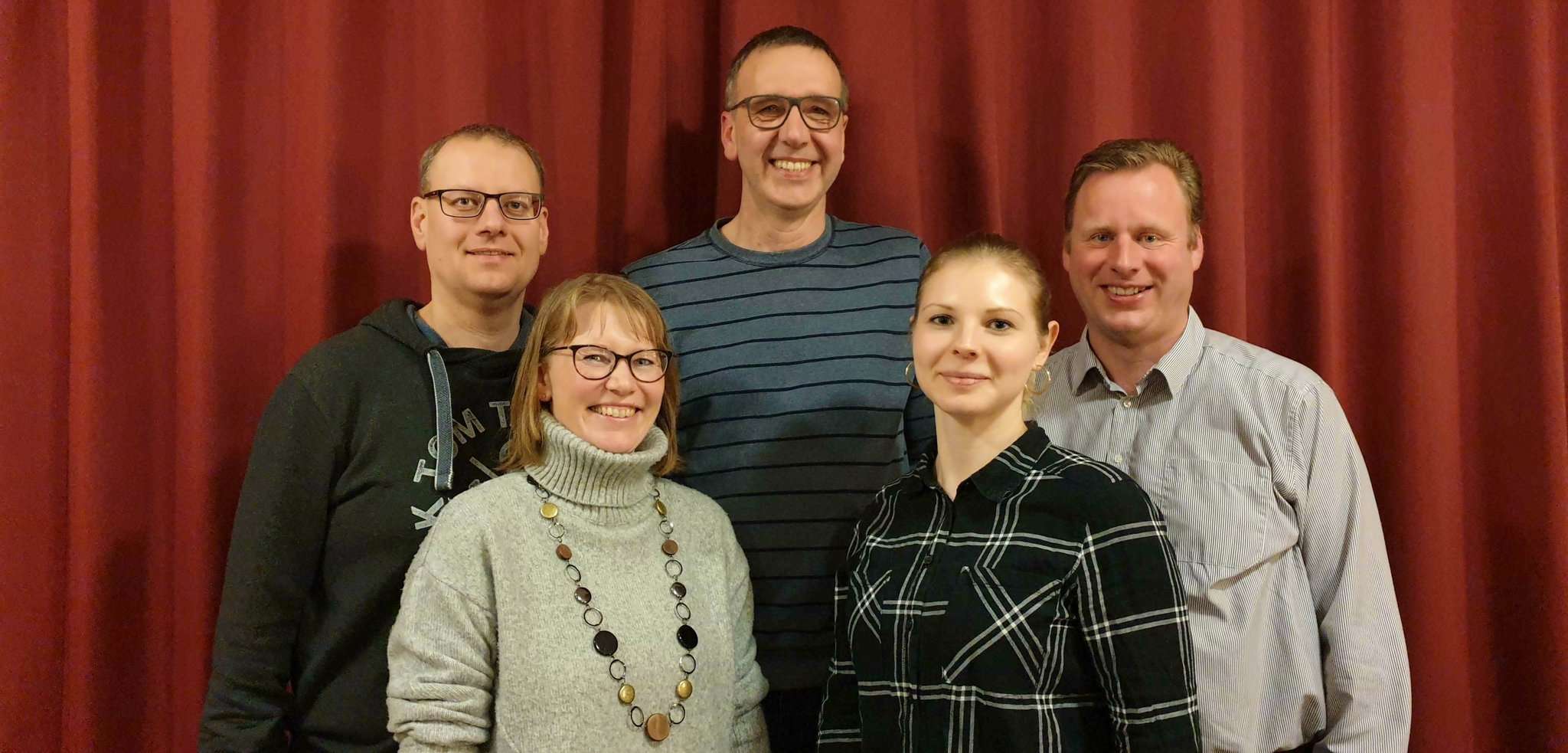 Der Vorstand des neu gegründeten Fördervereins (von links): Markus Lange, Bianca Klocke, Carsten Markwort, Wiebke Schreuder und Heiko Kruse. 
Foto: Tobias Woelki