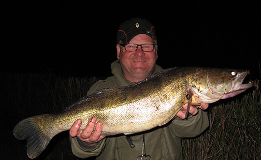 Dietmar Frick erwies sich als erfolgreicher Zander-Angler