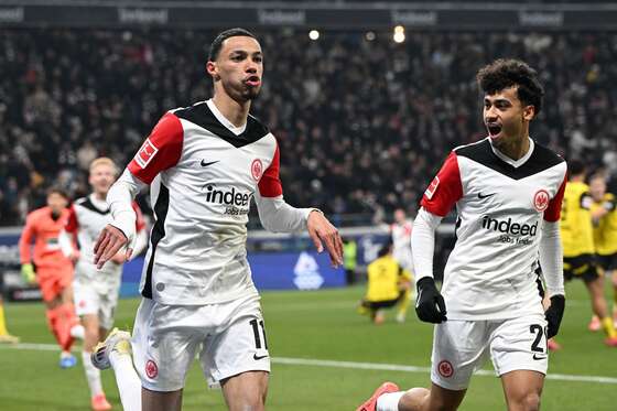 Ohne Marmoush Eintracht Frankfurt verschärft Dortmunder Krise